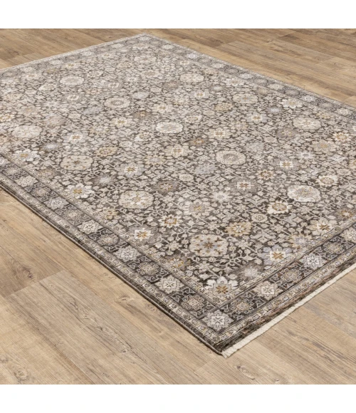 Oriental Weavers Area Rug Maharaja 071N1 Charcoal 3' 3" X  5'