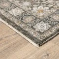 Oriental Weavers Area Rug Maharaja 071N1 Charcoal 2' X  3'