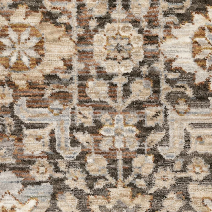 Oriental Weavers Area Rug Maharaja 071N1 Charcoal 2' 3" X  7' 6" Runner