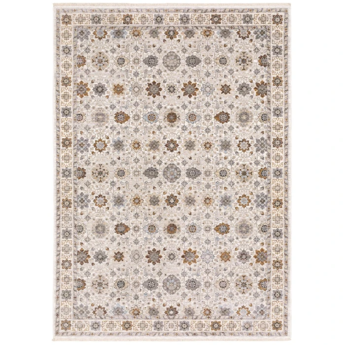 Oriental Weavers Area Rug Maharaja 071W1 Ivory 2' 3" X  7' 6" Runner