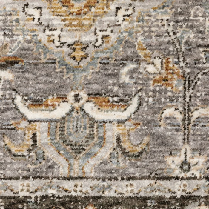 Oriental Weavers Area Rug Maharaja 091E1 Grey 6' 7" X  9' 6"