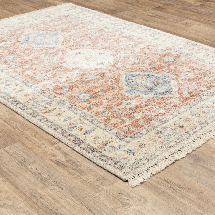 Oriental Weavers Area Rug Malabar 45305 Orange 10' X 13'