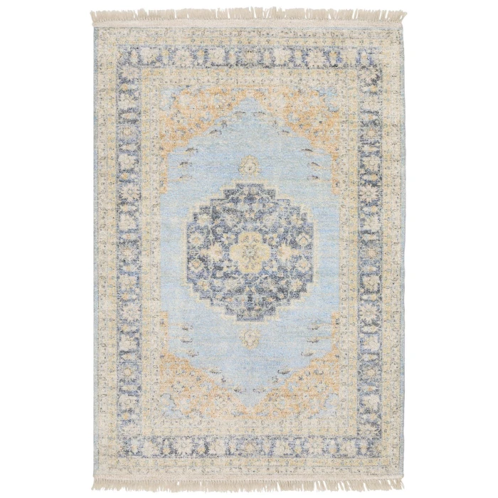 Oriental Weavers Area Rug Malabar 45306 Blue 5' X  8'