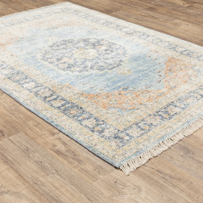 Oriental Weavers Area Rug Malabar 45306 Blue 5' X  8'