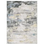 Oriental Weavers Malibu Mal01 Ivory/ Grey Area Rug 2 ft. X 8 ft. Runner