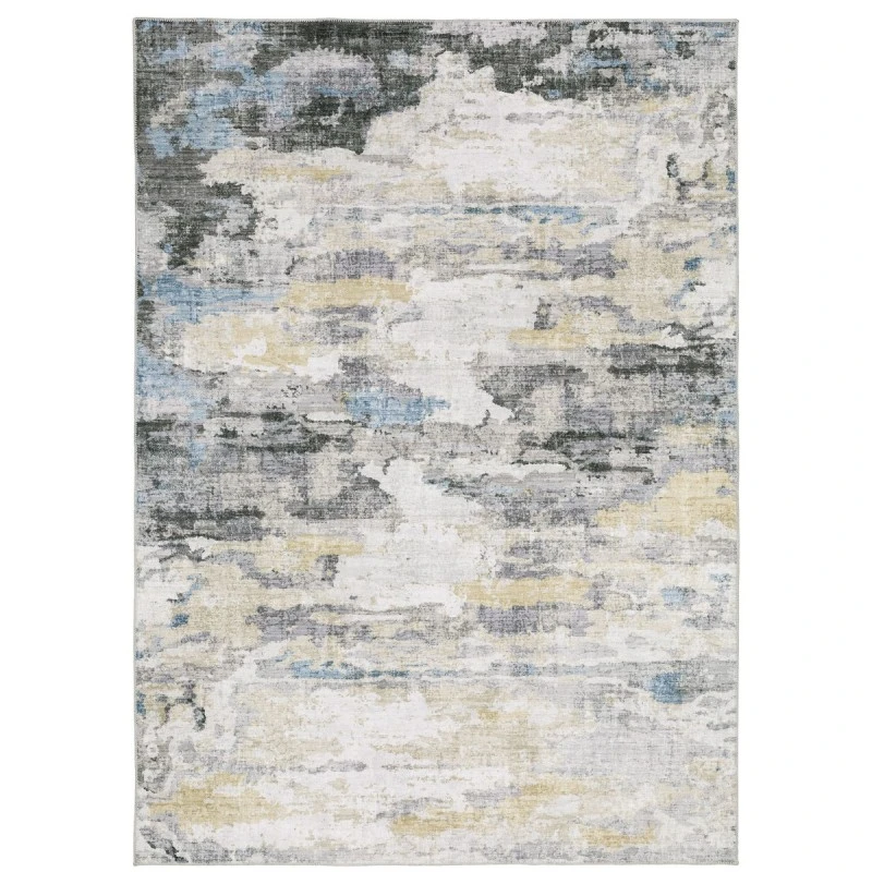 Oriental Weavers Area Rug Malibu MAL01 Ivory 5' X  7'