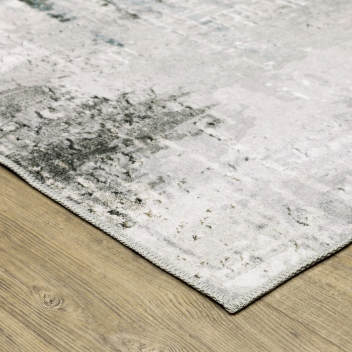 Oriental Weavers Area Rug Malibu MAL03 Grey 5' X  7'