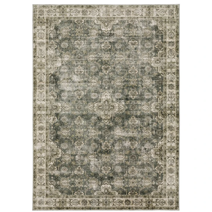 Oriental Weavers Area Rug Malibu MAL04 Blue 2' X  8' Runner