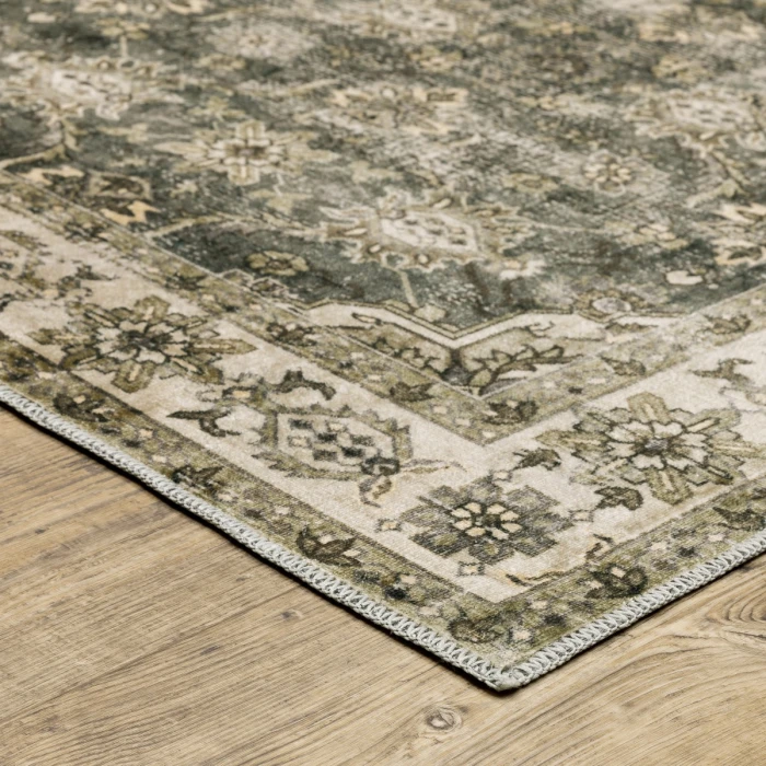 Oriental Weavers Area Rug Malibu MAL04 Blue 2' X  8' Runner