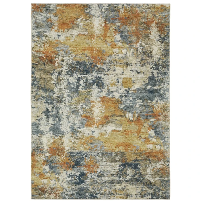 Oriental Weavers Area Rug Malibu MAL05 Blue 5' X  7'