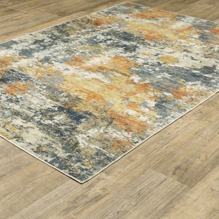 Oriental Weavers Area Rug Malibu MAL05 Blue 5' X  7'