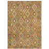 Oriental Weavers Malibu Mal07 Gold/ Multi Area Rug 5 ft. X 7 ft. Rectangle