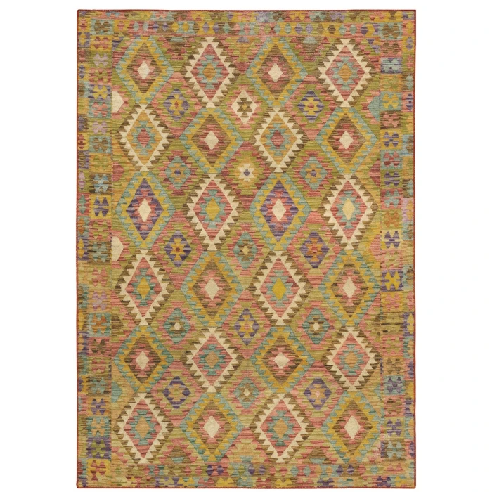 Oriental Weavers Area Rug Malibu MAL07 Gold 2' X  8' Runner