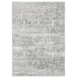 Oriental Weavers Malibu Mal08 Grey/ Ivory Area Rug 2 ft. X 8 ft. Runner