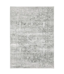 Oriental Weavers Malibu Mal08 Grey/ Ivory Area Rug 2 ft. X 3 ft. Rectangle
