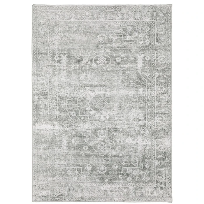 Oriental Weavers Area Rug Malibu MAL08 Grey 2' X  3'