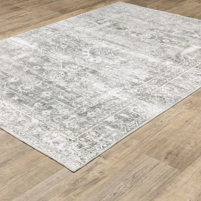 Oriental Weavers Area Rug Malibu MAL08 Grey 2' X  3'