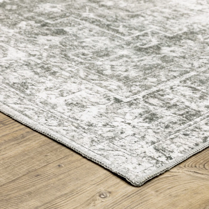 Oriental Weavers Area Rug Malibu MAL08 Grey 2' X  3'