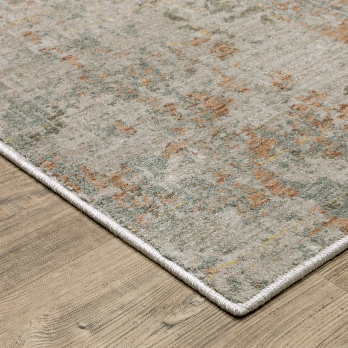Oriental Weavers MALLORY Grey MAL05 9ft.10in. X 12ft.10in. Rect. Rug
