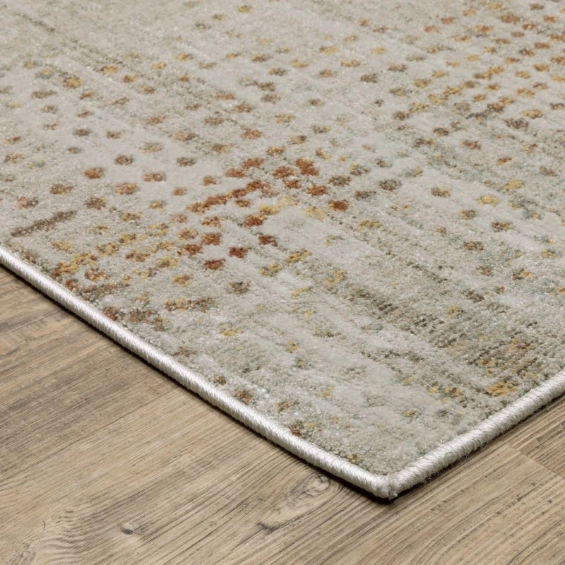 Oriental Weavers MALLORY Grey MAL10 7ft.10in. X 10ft.10in. Rect. Rug