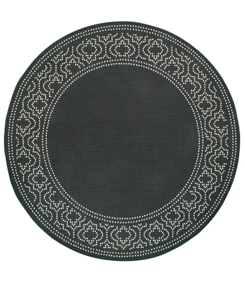 Oriental Weavers Area Rug Marina 1247K Black 7'10" X 10'10"