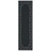 Oriental Weavers Marina 1247K Black/ Ivory Area Rug 2 ft. 3 in. X 7 ft. 6 in. Runner