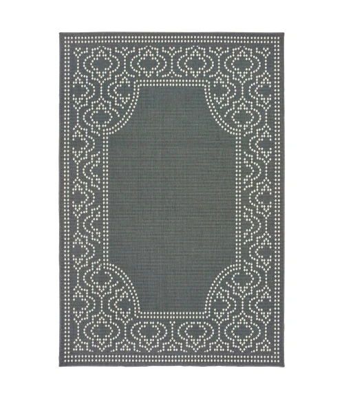 Oriental Weavers Area Rug Marina 1247X Grey 1' 9" X  3' 9"