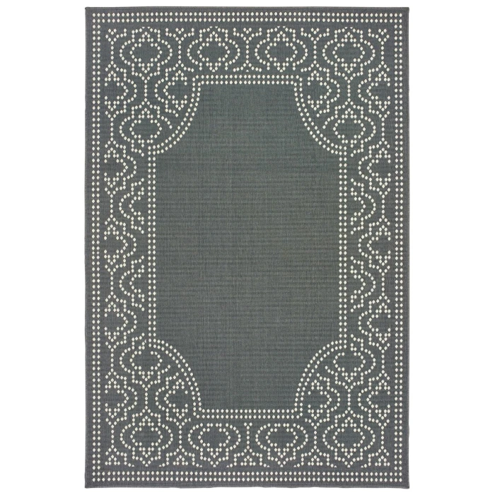 Oriental Weavers Area Rug Marina 1247X Grey 6' 7" X  9' 6"
