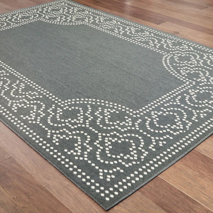 Oriental Weavers Area Rug Marina 1247X Grey 2' 3" X  7' 6" Runner