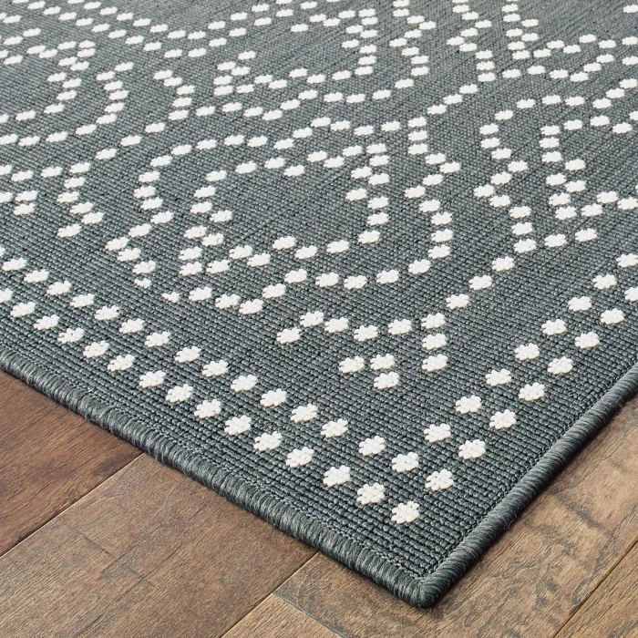 Oriental Weavers Area Rug Marina 1247X Grey 2' 3" X  7' 6" Runner