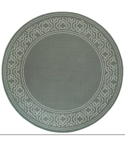 Oriental Weavers Marina 1247X Grey/ Ivory Area Rug 7 ft. 10 in. Round