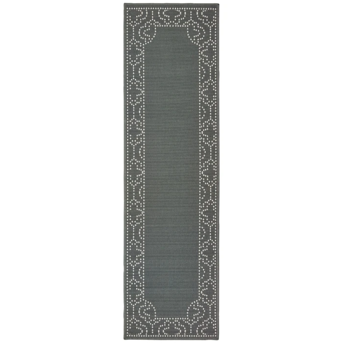 Oriental Weavers Area Rug Marina 1247X Grey 2' 3" X  7' 6" Runner