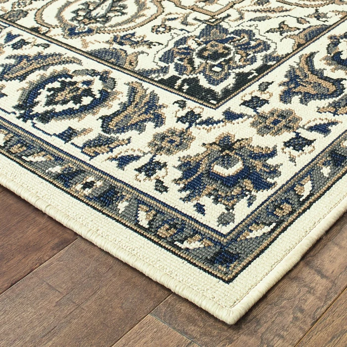 Oriental Weavers Area Rug Marina 1248W Ivory 5' 3" X  7' 6"