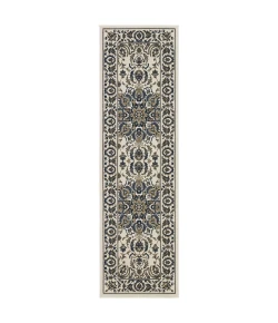 Oriental Weavers Marina 1248W Ivory/ Navy Area Rug 7 ft. 10 in. Round