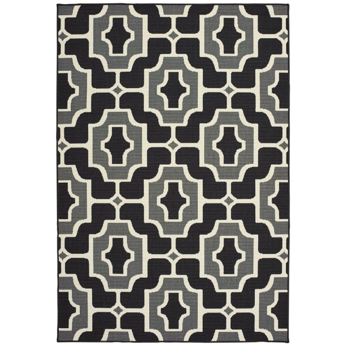 Oriental Weavers Area Rug Marina 1491Z Black 5' 3" X  7' 6"