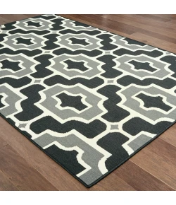 Oriental Weavers Marina 1491Z Black/ Grey Area Rug 2 ft. 3 in. X 7 ft. 6 in. Runner