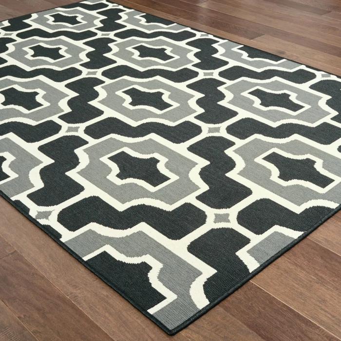 Oriental Weavers Area Rug Marina 1491Z Black 5' 3" X  7' 6"