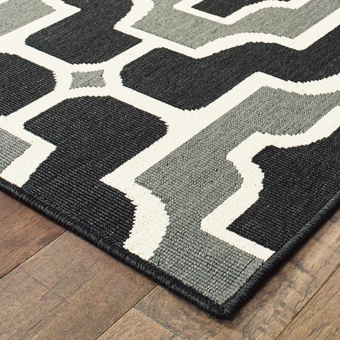 Oriental Weavers Area Rug Marina 1491Z Black 5' 3" X  7' 6"