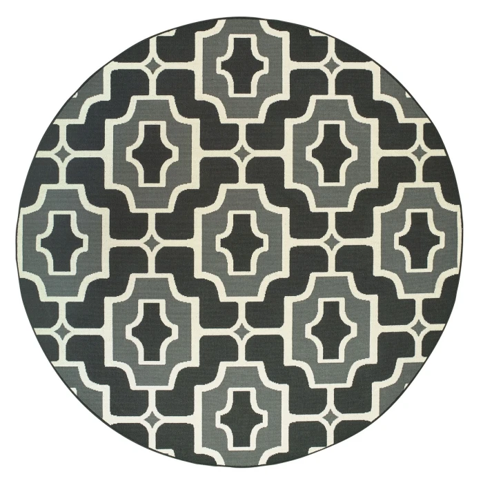 Oriental Weavers Area Rug Marina 1491Z Black 5' 3" X  7' 6"