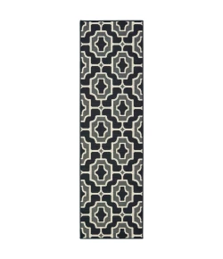 Oriental Weavers Marina 1491Z Black/ Grey Area Rug 2 ft. 3 in. X 7 ft. 6 in. Runner