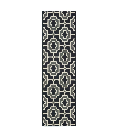 Oriental Weavers Area Rug Marina 1491Z Black 6' 7" X  9' 6"
