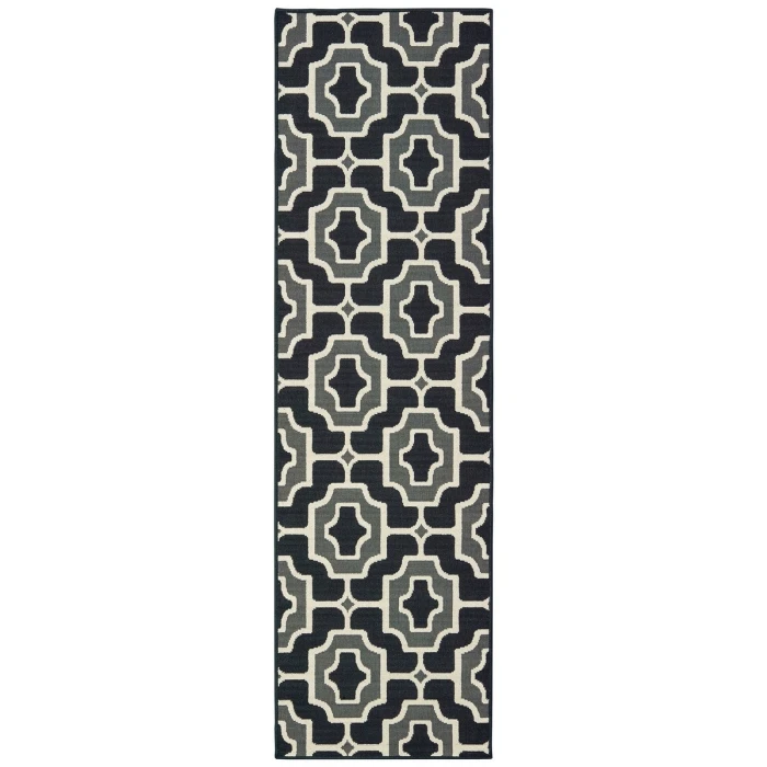 Oriental Weavers Area Rug Marina 1491Z Black 5' 3" X  7' 6"
