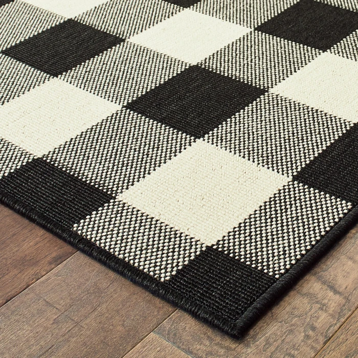 Oriental Weavers Area Rug Marina 1932K Black 2' 3" X  7' 6" Runner