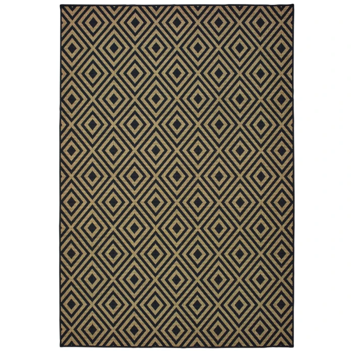 Oriental Weavers Area Rug Marina 2335K Black 6' 7" X  9' 6"
