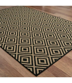 Oriental Weavers Marina 2335K Black/ Tan Area Rug 5 ft. 3 in. X 7 ft. 6 in. Rectangle