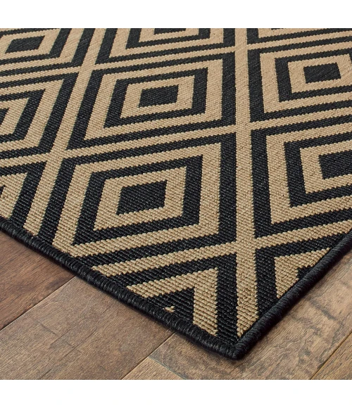 Oriental Weavers Area Rug Marina 2335K Black 5' 3" X  7' 6"