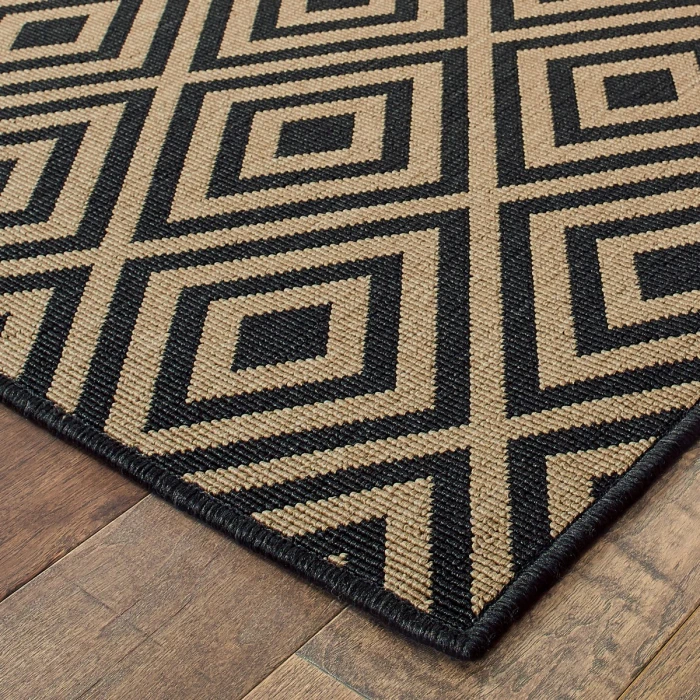 Oriental Weavers Area Rug Marina 2335K Black 7'10"