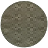 Oriental Weavers Marina 2335K Black/ Tan Area Rug 7 ft. 10 in. Round