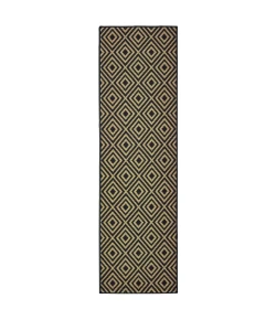 Oriental Weavers Marina 2335K Black/ Tan Area Rug 2 ft. 3 in. X 7 ft. 6 in. Runner