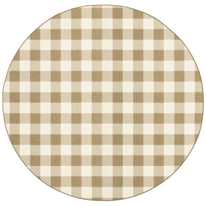 Oriental Weavers Area Rug Marina 2598I Tan 5' 3" X  7' 6"